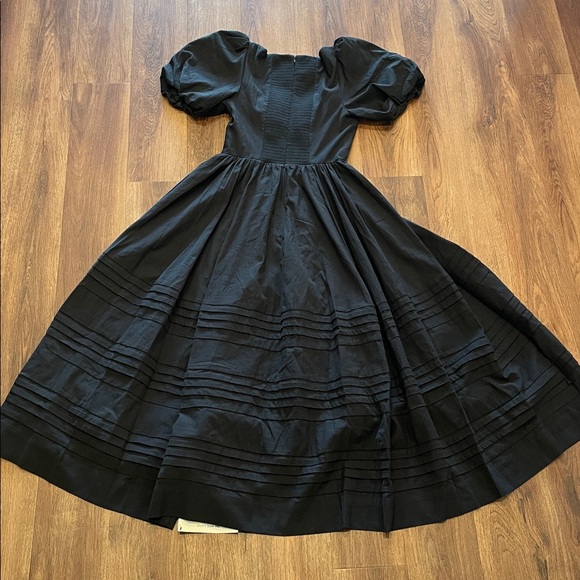 New Reformation Everlynn Puff Sleeve Cotton Maxi Dress - Picture 8 of 9